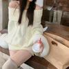 Autumn/Winter 2025 One-Shoulder Knit Cape Top