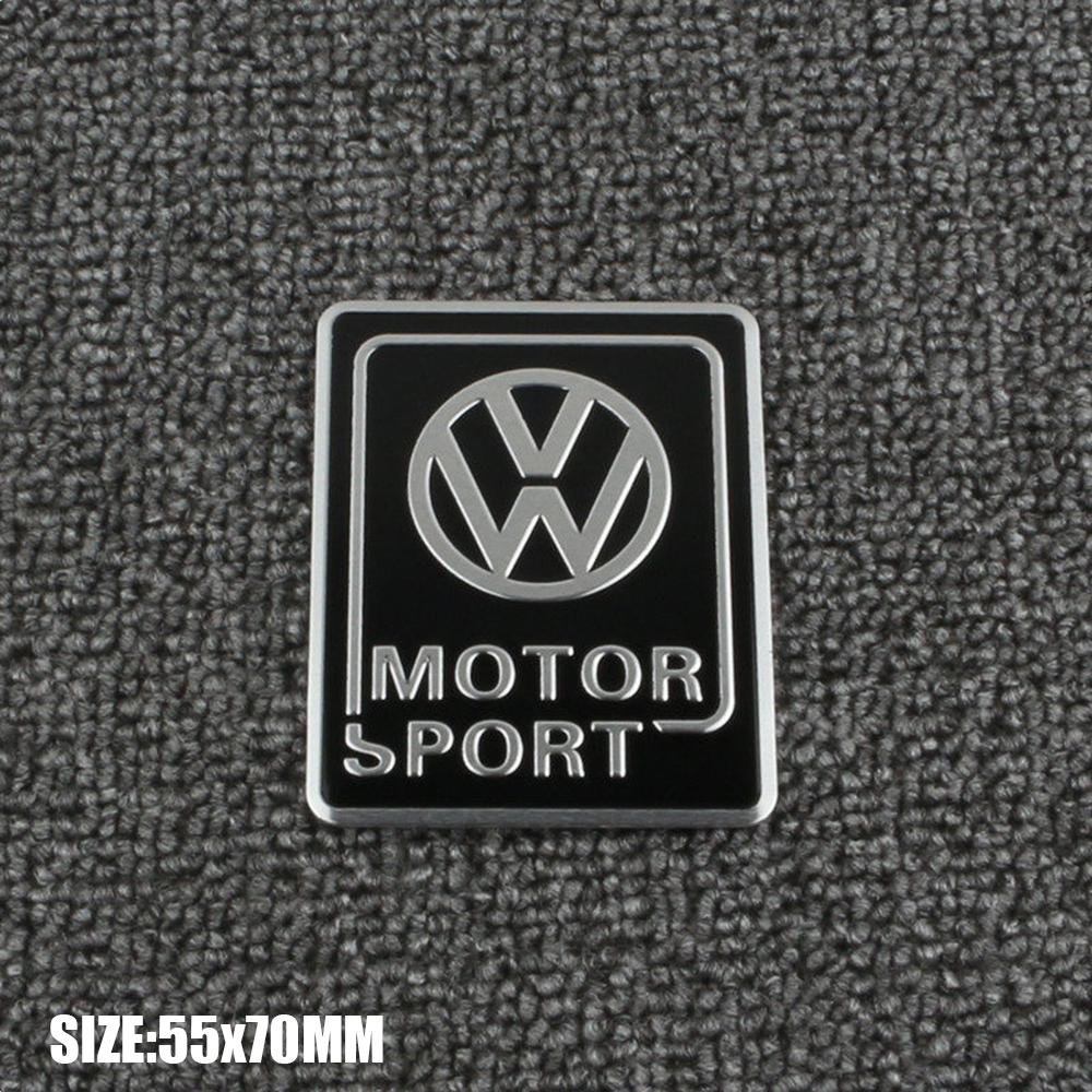 RUNTB1 1Pc 3D Metal Stickers Car Body Trunk Decal For VW Golf GTI Tiguan Jetta Transporter Passat T5 Polo Touran Scirocco Arteon T-ROC