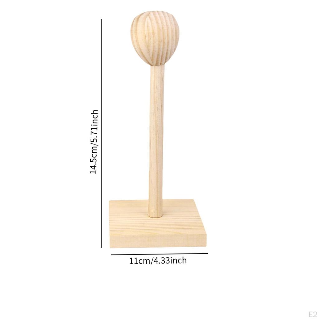 Dolls Wig Stand Miniature Storage Doll Holder Headpieces Display BJD Headgear