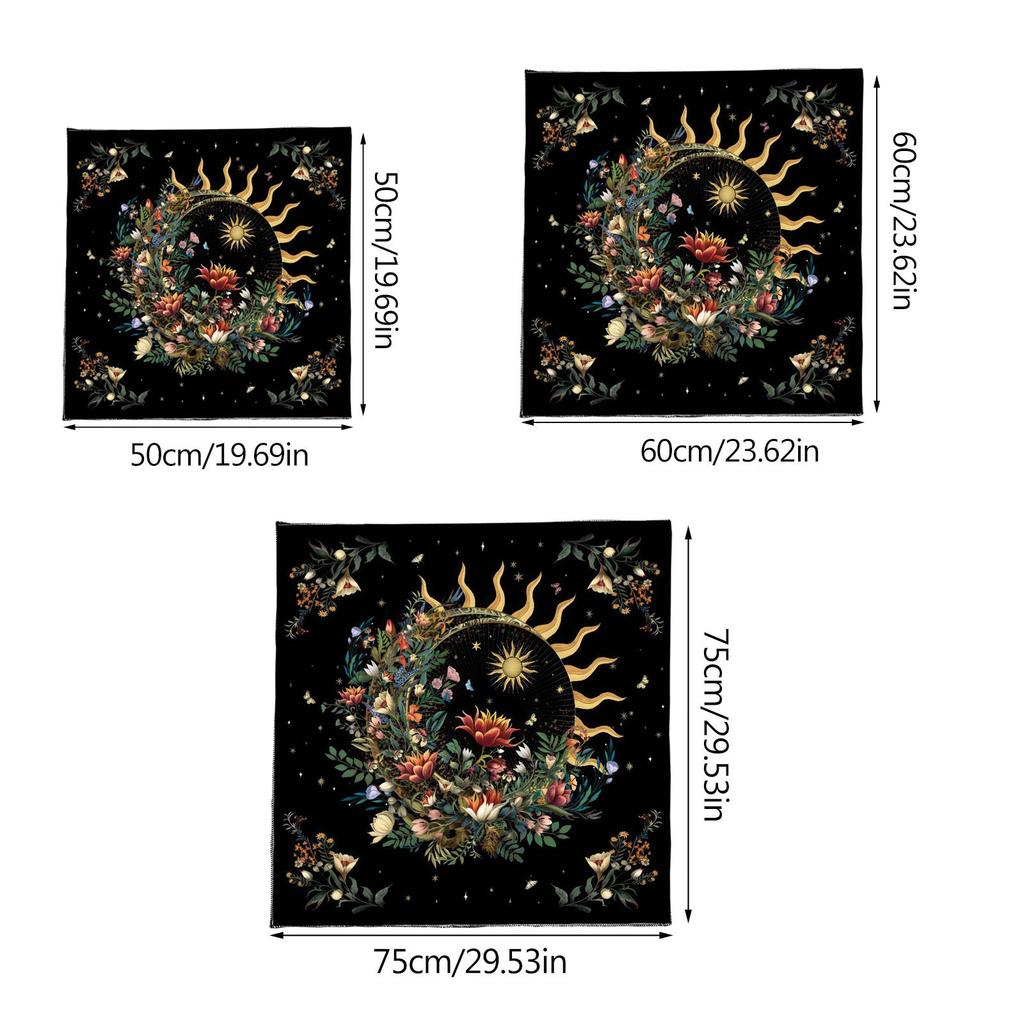 Comfortable Comfortable Tarot Tablecloth Witchcrafts Table Cloth for Tarot Enthusiasts Table Cover Prolonged Use