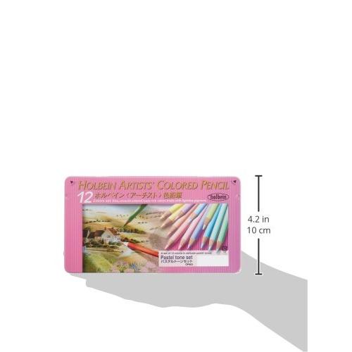 Holbein Artist Colored Pencils OP903 Pastel Tone 12-Color Set for Drawing 20903