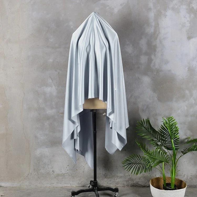 100x150cm Acetate Satin Fabric Double-sided Solid Color Glossy Smooth Skirt Strap Imitation Silk Cloth Apparel for Diy Sewing