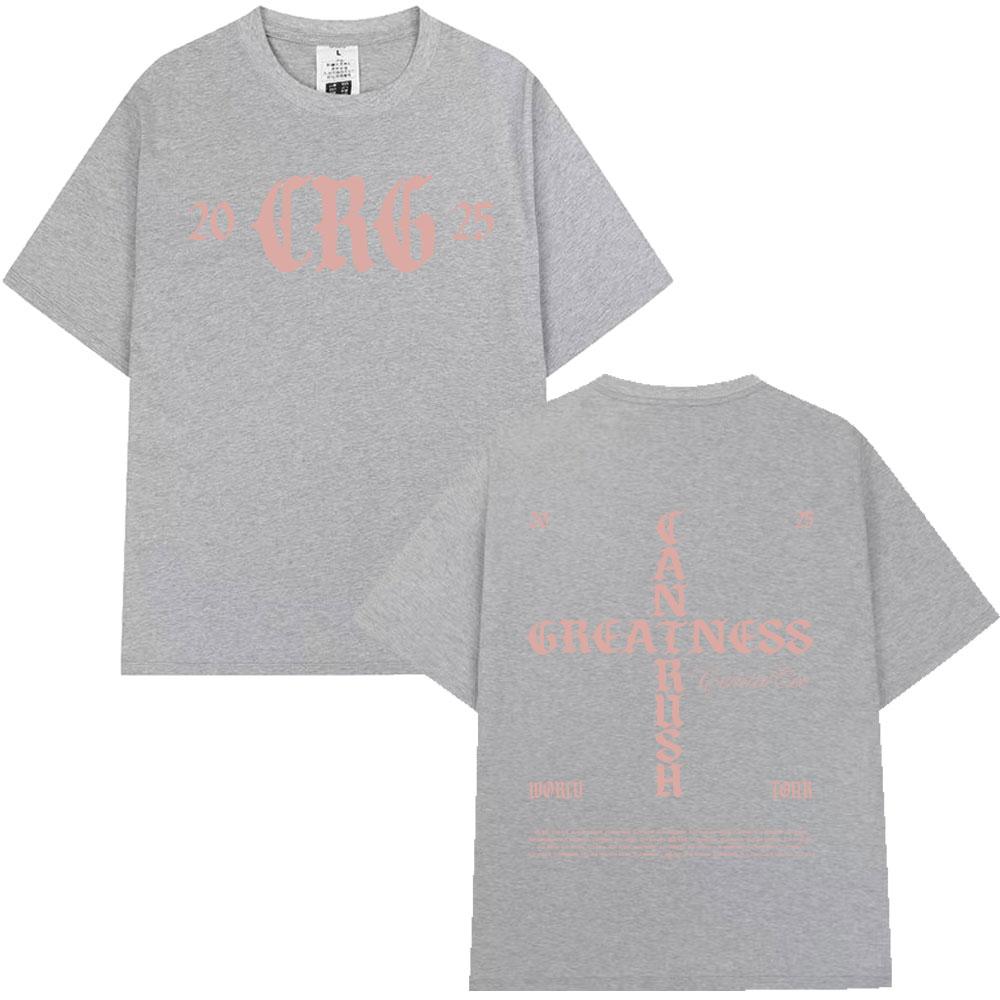 Central Cee CAN'T RUSH GREATNESS World Tour 2025 T-shirt Men Women Fashion Hip Hop Tees Summer 100% Cotton Oversized T Shirts