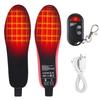 USB-Charged 3-Level Electric Heated Insoles for Winter: Unisex Warmers for Skiing and Cold Weather