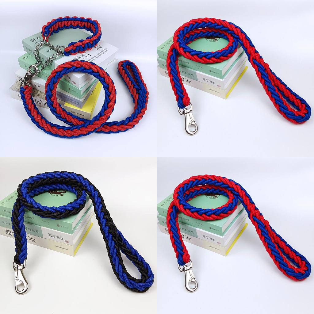 Pet Dog Leash Nylon Heavy Duty Nonextendable For Large Dogs