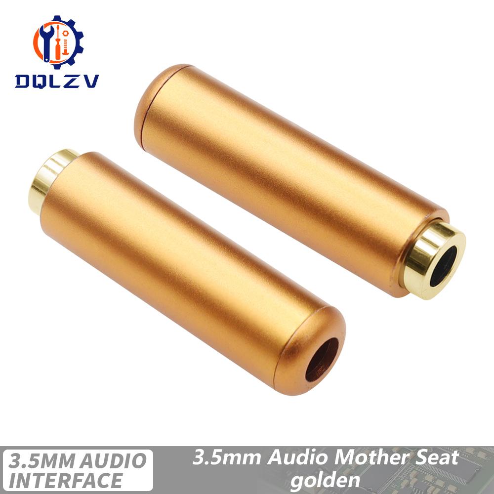 

New Arrival Aluminum Jack 3.5mm Audio Female Jack 3.5mm 3Poles Stereo Socket Gold Plated Wire Connector Earphone DIY 1PCS оранжевый