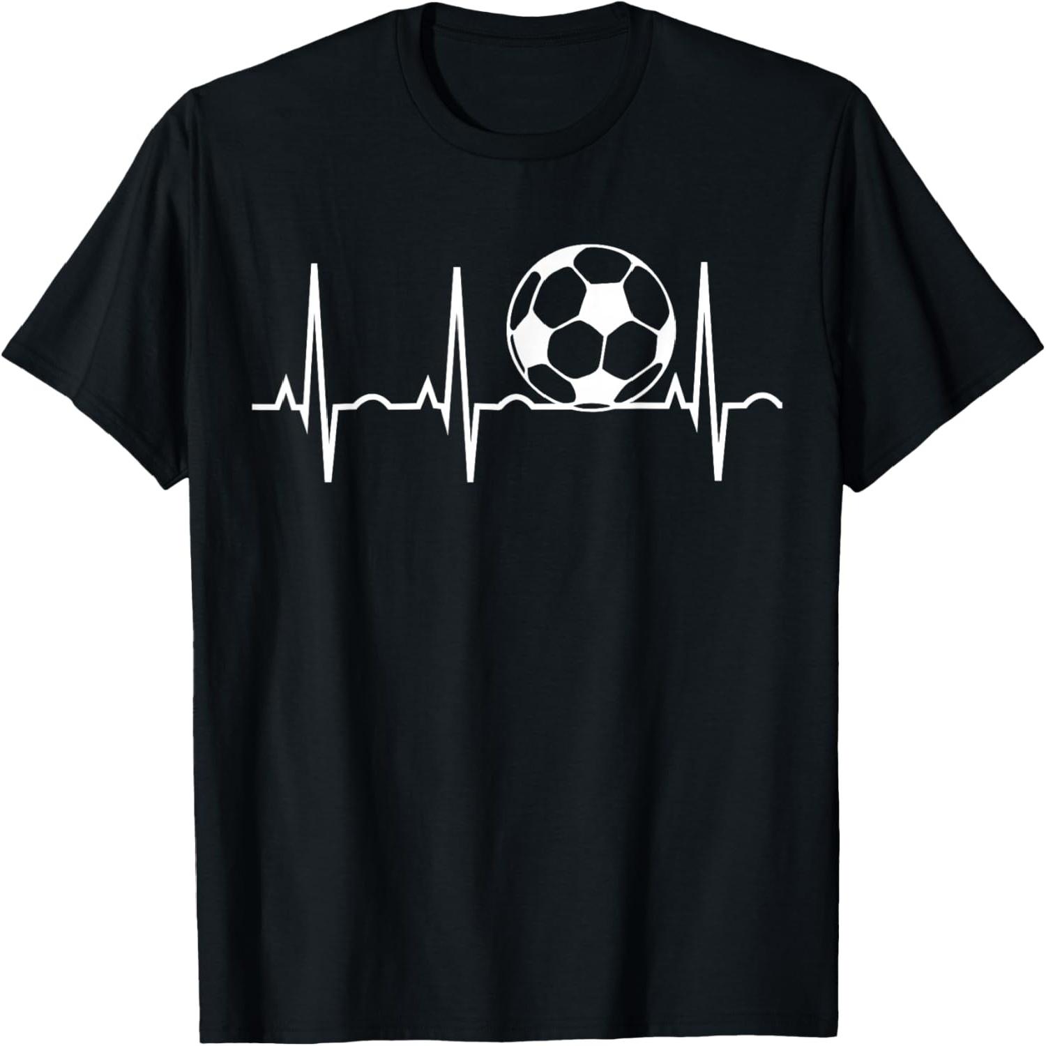 Soccer Heartbeat - Soccer Ball Heartbeat T-Shirt S разноцветный