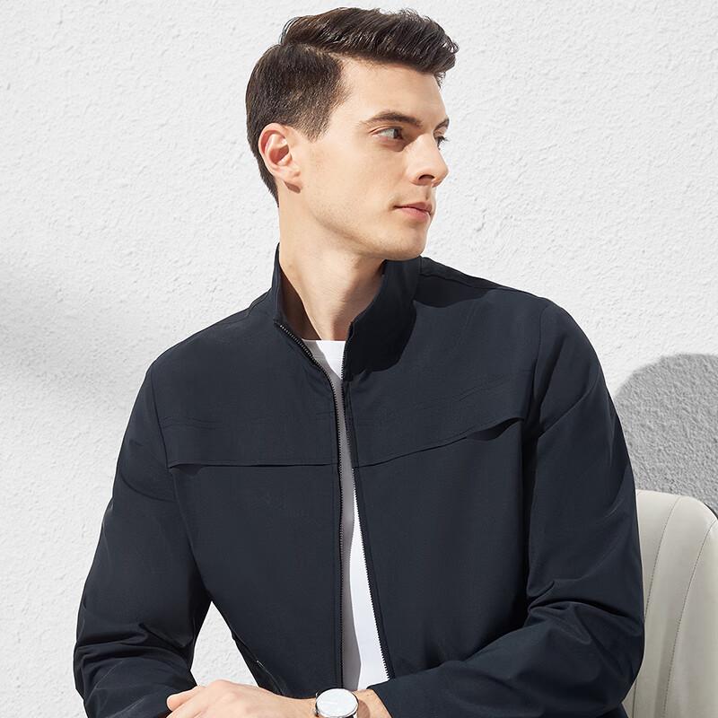 Shanshan Men's Business Casual Stand Collar Jacket
