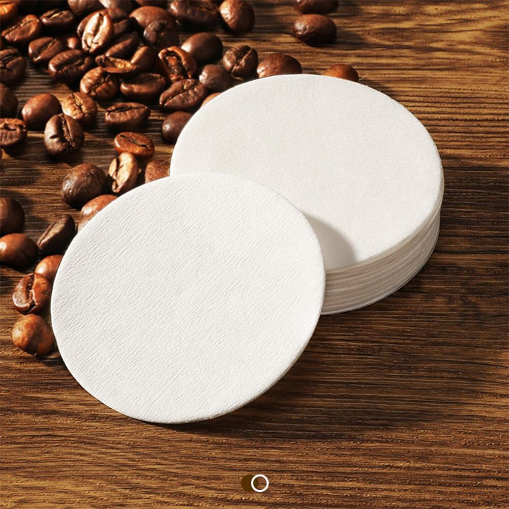 Puderbeutel Filter Kaffeefilterpapier Weiß/Braun 100 Stück 51mm/53mm/58mm Für Espressokaffeemaschine Gute Zähigkeit