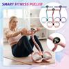 Multifunctional Fitness Pedal Resistance Band with Digital Counter Adjustable Tension Home Exercise Yoga Stretching Equipment