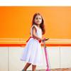 2025 New Outdoor Travel Two-wheeled Children's Flash Scooter Lift Scooter Two-wheeled Pedal Scooter All Aluminum and All Iron