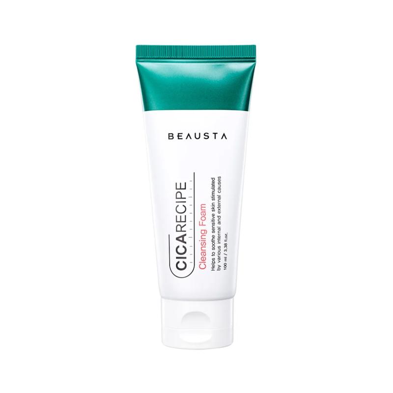 [BEAUSTA] Cica Recipe Cleansing Foam 100ml Gentle Soothing & Deep Pore Purifying