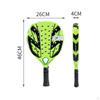 Sand Paddle Tennis Racket Lightweight Carbon Fiber Sports Gear for Adults, Match Play 3K