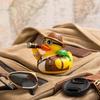 Yousheng Yellow Duck Ornament with Mountaineering Gear, Outdoor Explorer Theme Decorative Figurine, Synthetic Resin Duck Statue for Desktop Bookshelf