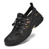 2025 Men's Breathable Closed-Toe Summer Sandals - Casual Large Size Beach Mesh Shoes