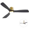 52-inch ceiling fan with LED light, dimmable, DC motor, timer function (1/4/8 h), 6 speed levels
