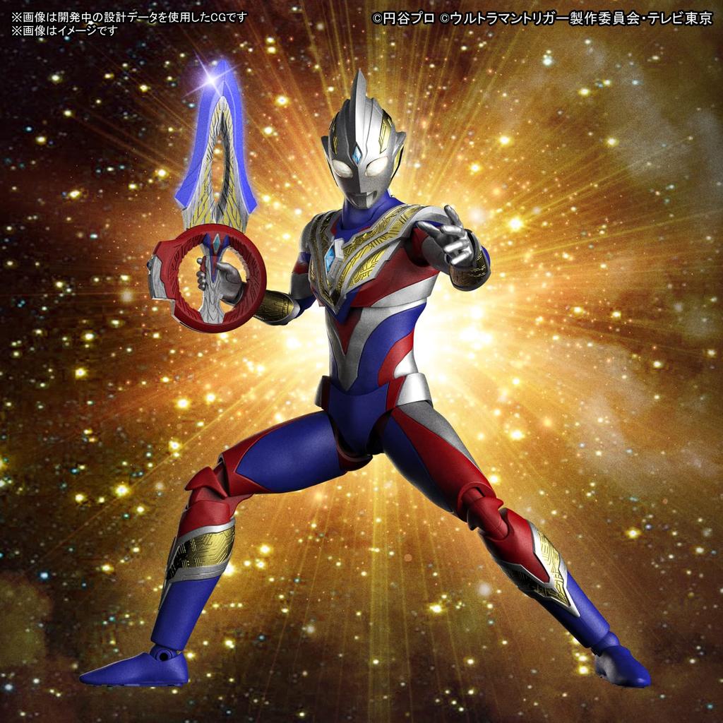 BANDAI SPIRITS Figure-rise Standard Ultraman Trigger Multi-Type Color-Coded Plastic Model