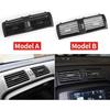 Car Front Center Dash Middle Air Conditioner AC Vent Grille Outlet Panel Compatible For Benz W251 R Class R300 R320 R350 R400 R500 (Color : Black)