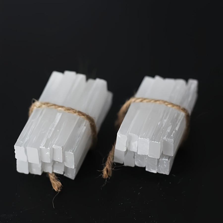 5/10/20pcs Natural Selenite Crystal Sticks, White Quartz Wands for Soul Protection, Elegant Decorative Crystals, Spiritual Gifts