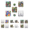 Colorful Bohemia Flower Series 3d Digital Printing Polyester Waterproof Shower Curtain For Vibrant Bathrooms