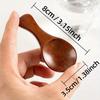 1/4 piezas Mini Cucharas de Madera Pequeña Cuchara para Especias Condimentos Azúcar Té Café Cuchara Mango Corto Cuchara de Madera Mermelada Mostaza Helado Cucharas de Madera Gadgets de Cocina