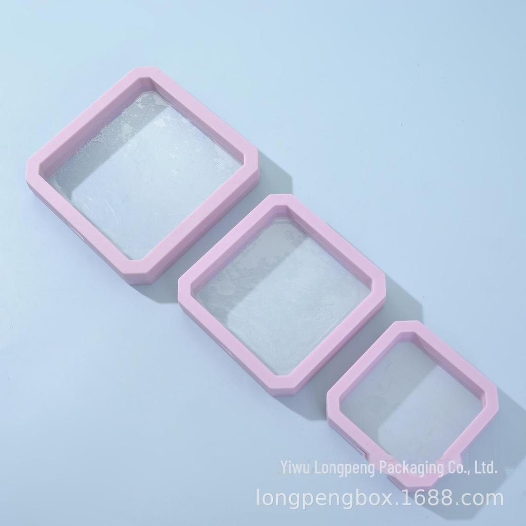 Premium Octagonal Transparent PE Jewelry Display & Storage Box for Bracelets & Necklaces