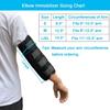 Adjustable Elbow Support Nighttime Elbow Brace Splint Immobilizer Stabilizer For Ulnar Nerve Entrapment &Cubital Tunnel Syndrome