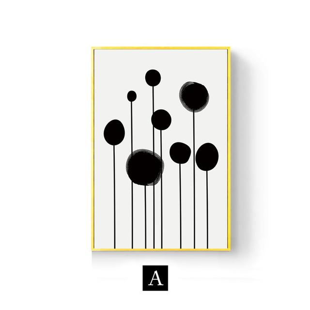 

Геометрическая абстрактная картина на холсте, черные чернила, линия, настенный художественный постер и принт, фотографии, норидский минимализм, домашний декор для гостиной 21cm×30cm NoFrame