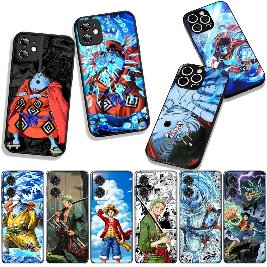 Phone Cover Jinbe Luffy One Piece Roronoa Zoro for Apple iPhone 16 15 14 Plus 13 12 Mini 17 Pro Max + ProMax 16E Air 15+ Case