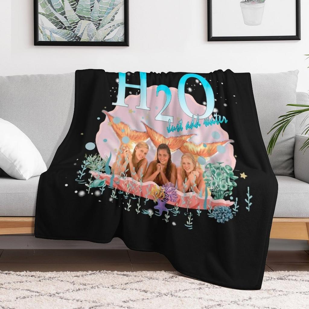 H2O Premium Throw Blanket Cozy Napping Blanket Gift for Mom Dad