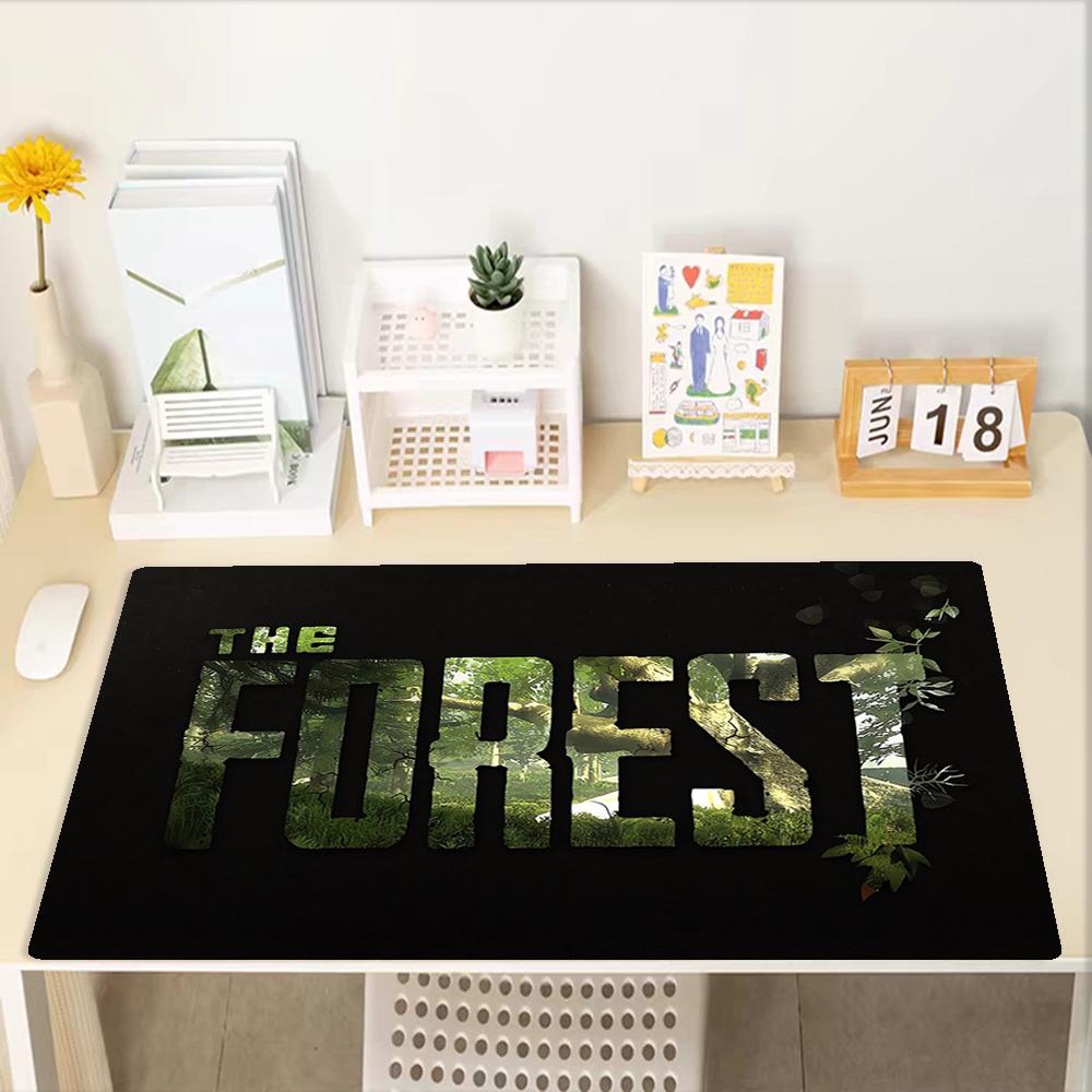 The Forest Theme Mouse Pad, Non Slip Rubber Base, Multifunctional Office & Home Decor, Perfect for Workspace Personalization.