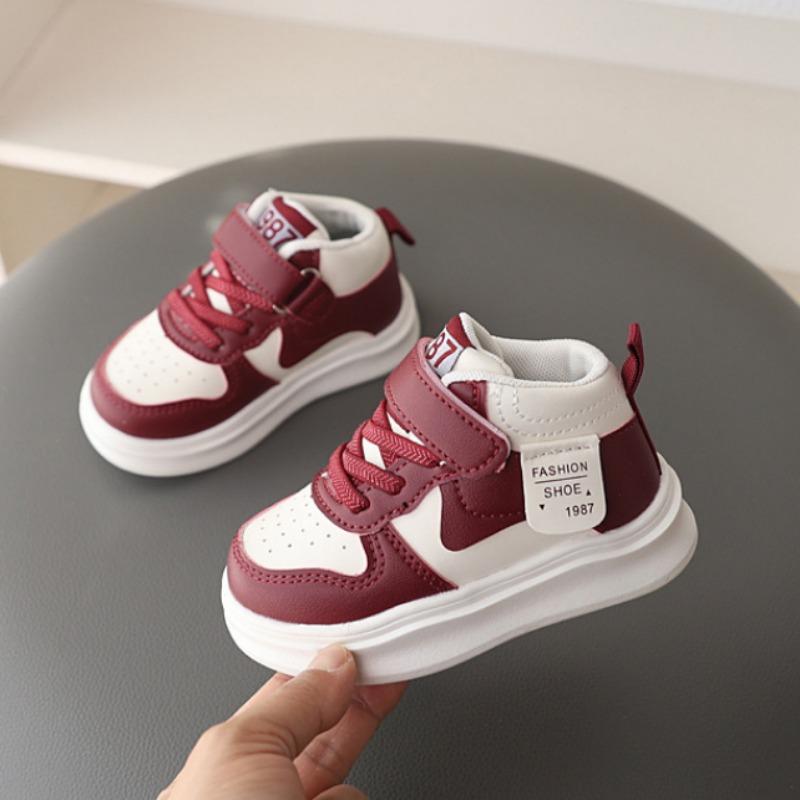 Kids' Versatile Casual Shoes Baby's Fashionable Sneakers High-top Lightweight Sports Shoes