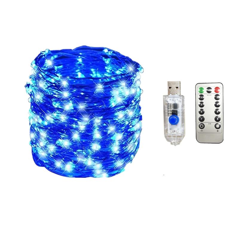 5M/10M/20M USB LED String Lights Copper Wire Waterproof Fairy Lights for Christmas Wedding Party Decor
