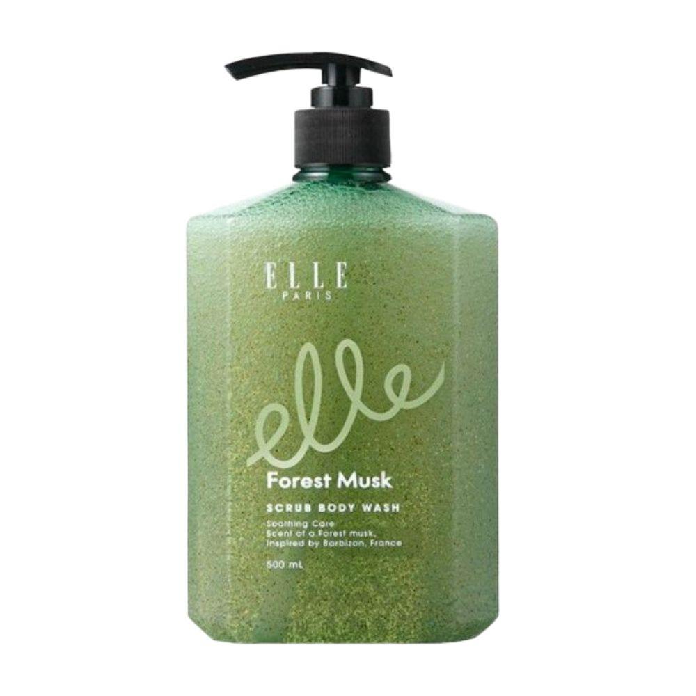 ELLE PARIS Scrub Body Wash Forest Musk 500ml