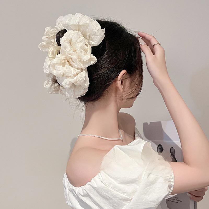Extra Large Bow Hair Claw Clip - High-End 2025 Shark Style