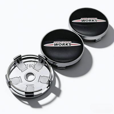 4pcs 60MM 56MM JOHN COOPER WORKS Logo Emblem Car Wheel Center Caps Wheels Hub Cap Rim Hubcaps Dust Cover Replace Car Accessories