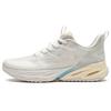 New LiNing EazGo Urban Cushioning Low Top Running Shoes Men's White Gray ARES013-1