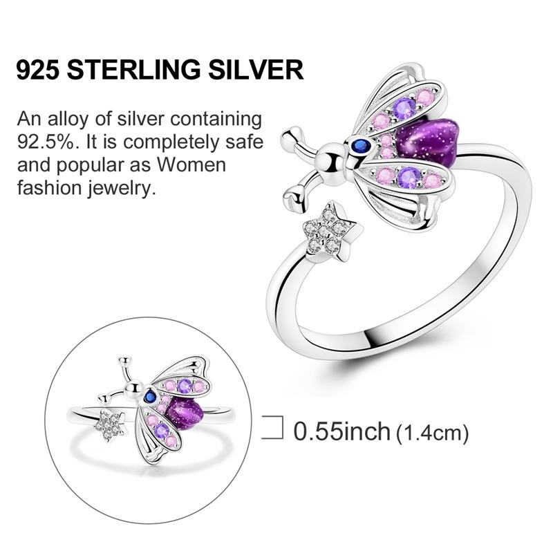 Adjustable Rings Copper Mermaid Wing Dragon Sunflower Tulip Open Rings For Women Female Original Engagement Jewelry