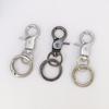 Zinc Alloy Electroplated Lobster Clasp Spring Buckle Key Ring for DIY Keychains, Dolls, Jewelry, and Bag Accessories.