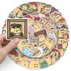 50 Cartoon-Sticker, niedliche Guka-Hand-Account-Kreationen, kreative dekorative Handyhüllen, Wasserbecher, kleine Mochi-Sticker
