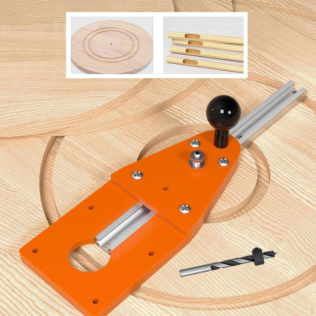 Circle Cutting Jig Tool Edge Trimming with , for Hand Trimmer Wood Router