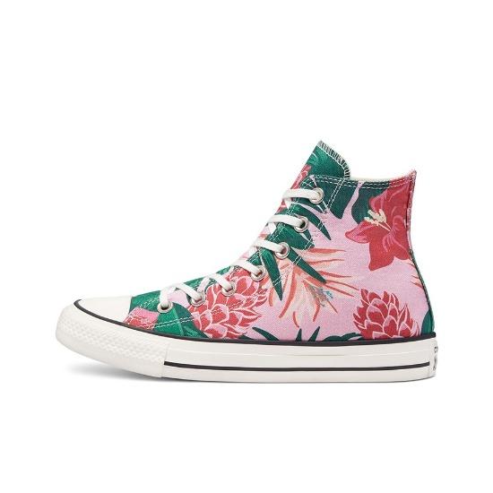 

Converse Chuck Taylor All Star High Jungle Scene - Pink Floral Print 171077C EU 37.5 розовый/чёрный