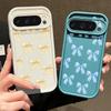 Miękkie silikonowe etui ze wzorem kokardki dla Google Pixel 9 Pro XL 8A 8 7 Pro Ochrona obiektywu Odporne na wstrząsy TPU Matowe etui na telefon