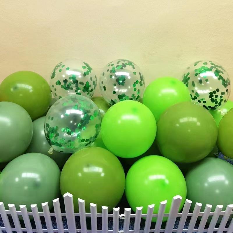 Avocado Green Olive Green Balloon Forest Theme Green Balloon Opening Wedding Ceremony Birthday Decoration Arrangement