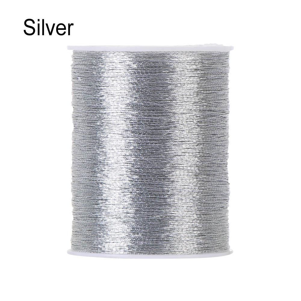 High Quality Embroidery Thread Handmade Gold Silver Cross Stitch Wire Sewing Machine Spool DIY Crafts Accessories Sewing Supply