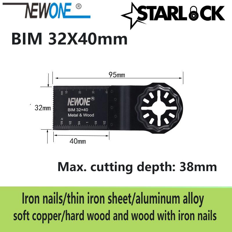 Oscillating Tool Saw Blades S9, 9pcs Blade for Wood, Plastic, Soft Metal Cutting