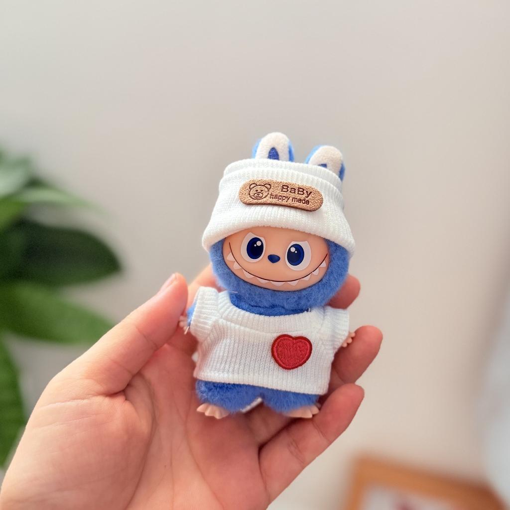 10Cm Mini 4.0 Oblečenie Vianočný Elf Plášť Plášť Rabub 4. Generácia Detské Oblečenie Prívesok