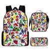 Mario, Grund- und Sekundarschulranzen, Kinderrucksack, Cartoon-Rucksack.