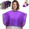 TPU Barbershop Hairdressing Cape Waterproof Hair Coloring Wraps For Hair Color Shampoo Hair Dye Shawl Cloth Haircut Cloak Barber