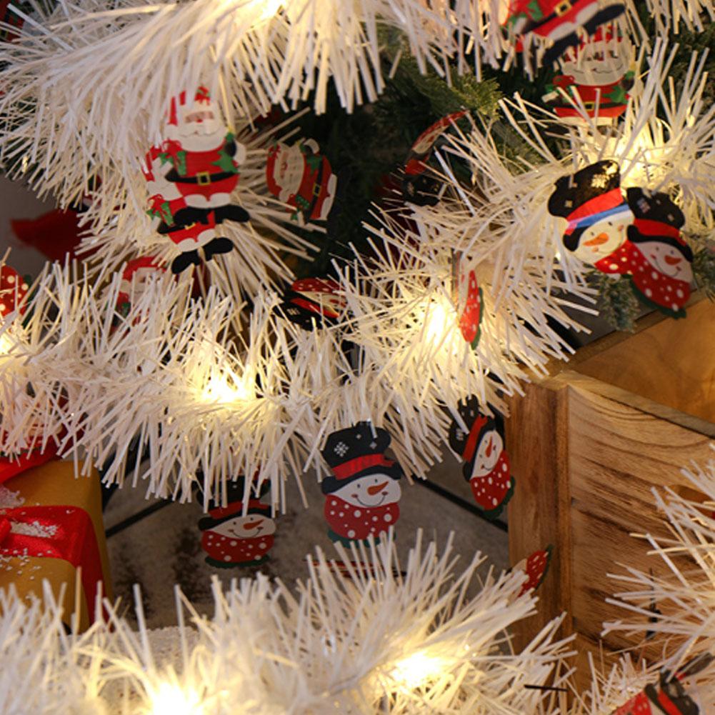 5m Multicolor LED Christmas Garland With 50 Sparkling New Lights Tree Decor Hanging Ribbon Ornaments Fairy Xmas Year Wreath V3W6